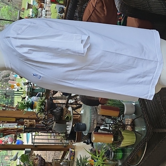 White Organic Cotton HALEKULANI hotel Hawaii T-shirt Size L - Picture 3 of 6